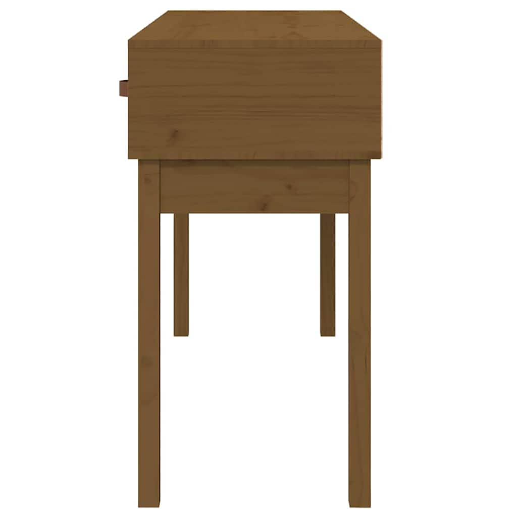 Tavolo Consolle Ambra 114x40x75 cm in Legno Massello di Pino