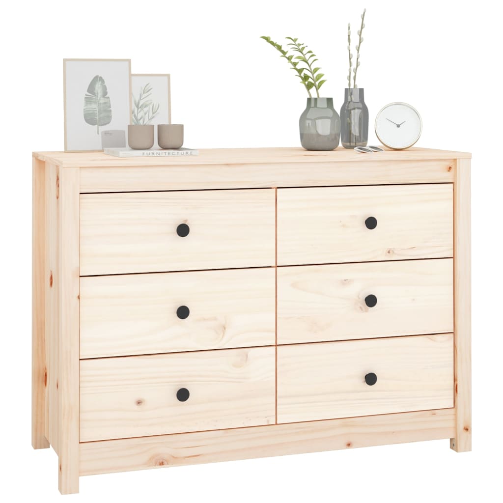 Armadietto 100x40x72 cm in Legno Massello di Pino - homemem39