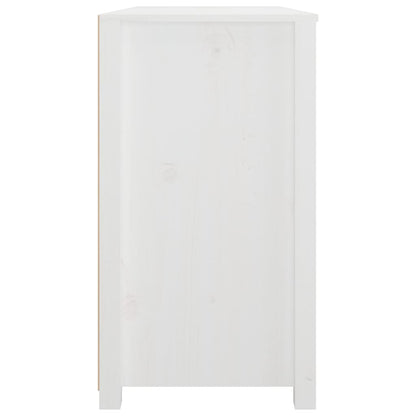 White Miele Cabinet 100x40x72 cm in Solid Pine Wood
