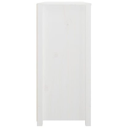 White Miele Cabinet 100x40x90 cm in Solid Pine Wood