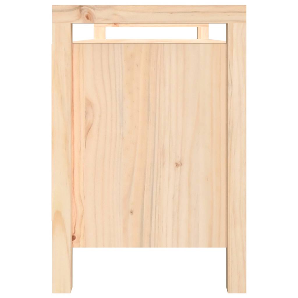 Panca da Ingresso 110x40x60 cm in Legno Massello di Pino | homemem39