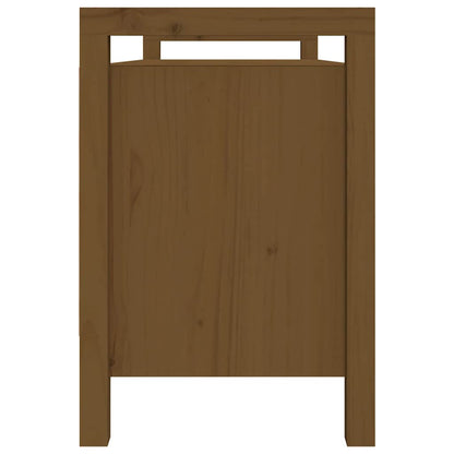 Panca da Ingresso Ambra 110x40x60 cm in Legno Massello di Pino | homemem39
