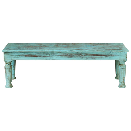 Tavolino da Salotto 110x50x34 cm in Legno Massello di Recupero | homemem39