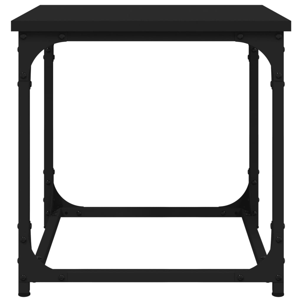 Tavolino Nero 40x40x40 cm in Legno Multistrato | homemem39