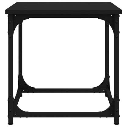 Tavolino Nero 40x40x40 cm in Legno Multistrato | homemem39