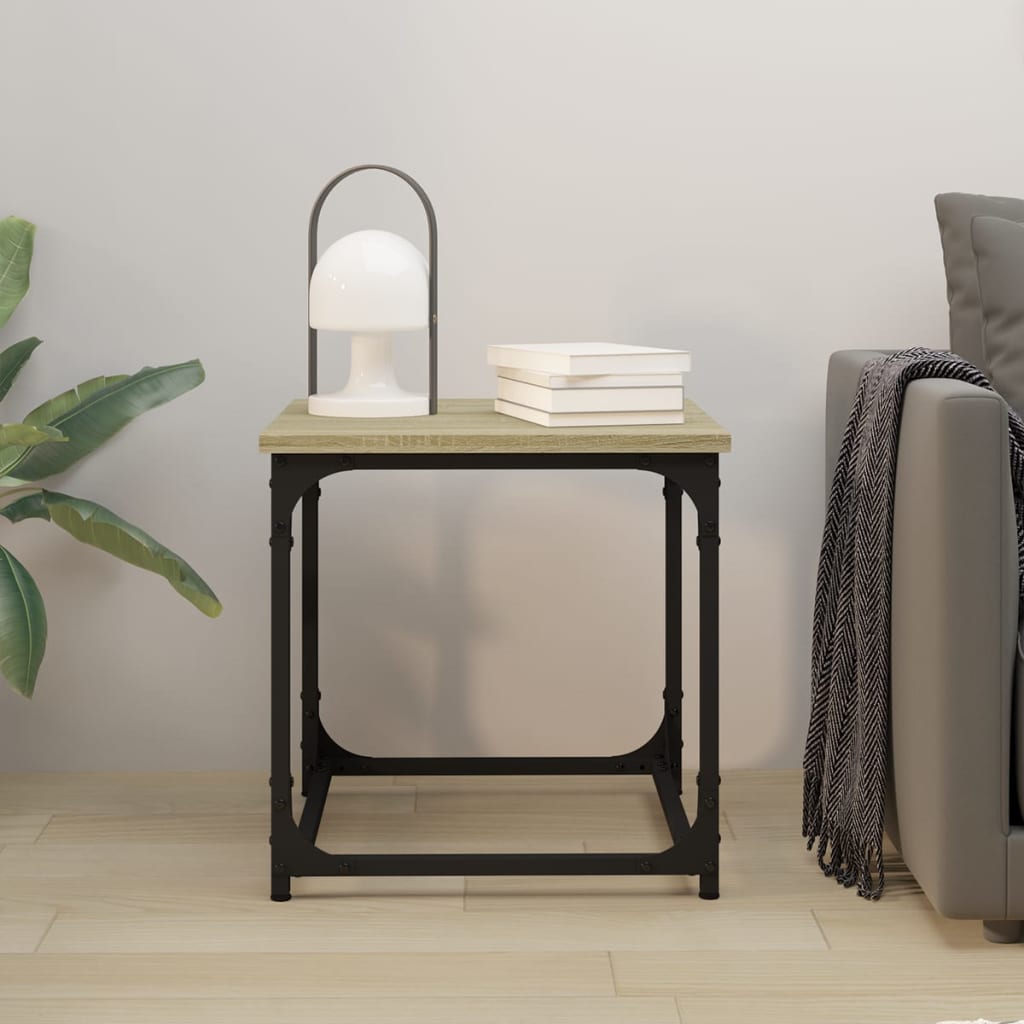 Tavolino Rovere Sonoma 40x40x40 cm in Legno Multistrato | homemem39