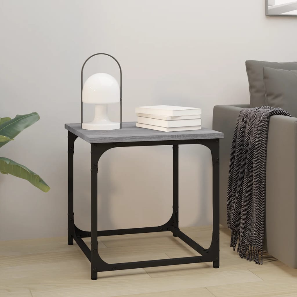 Tavolino Grigio Sonoma 40x40x40 cm in Legno Multistrato | homemem39