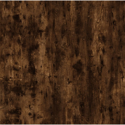 Tavolino Rovere Fumo 100x50x45 cm in Legno Multistrato e Ferro | homemem39