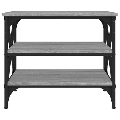 Tavolino Grigio Sonoma 55x38x45 cm in Legno Multistrato | homemem39
