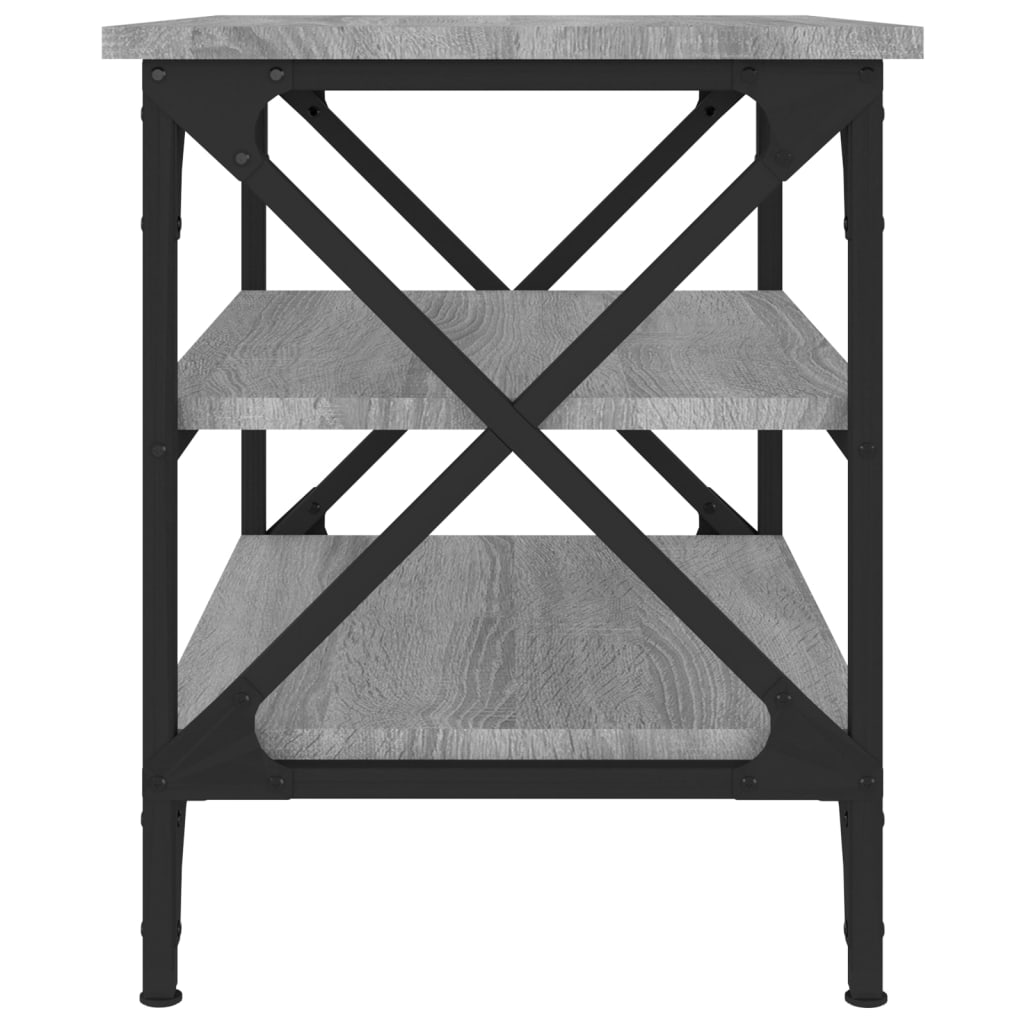 Tavolino Grigio Sonoma 55x38x45 cm in Legno Multistrato | homemem39