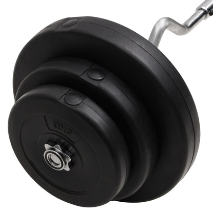 Bilanciere Curvo con Dischi 60 kg | homemem39