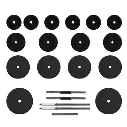 Set Bilanciere e Manubri con Dischi 60 kg - homemem39