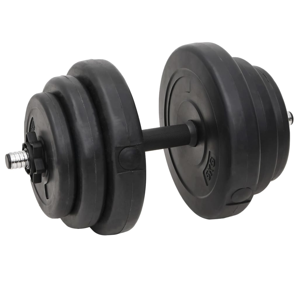 Set Bilanciere e Manubri con Dischi 60 kg - homemem39