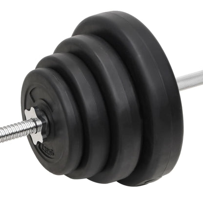 Set Bilanciere e Manubri con Dischi 120 kg - homemem39