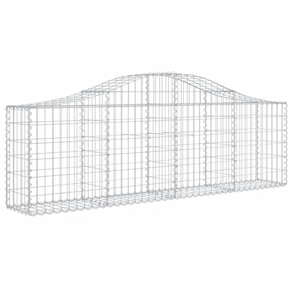 Cesti Gabbioni ad Arco 6 pz 200x30x60/80 cm Ferro Zincato | homemem39