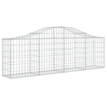 Cesti Gabbioni ad Arco 14 pz 200x30x60/80 cm Ferro Zincato | homemem39