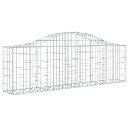 Cesti Gabbioni ad Arco 15 pz 200x30x60/80 cm Ferro Zincato | homemem39