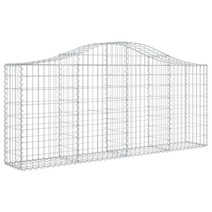 Cesti Gabbioni ad Arco 40 pz 200x30x80/100 cm Ferro Zincato | homemem39