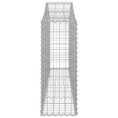 Cesti Gabbioni ad Arco 40 pz 200x30x80/100 cm Ferro Zincato | homemem39