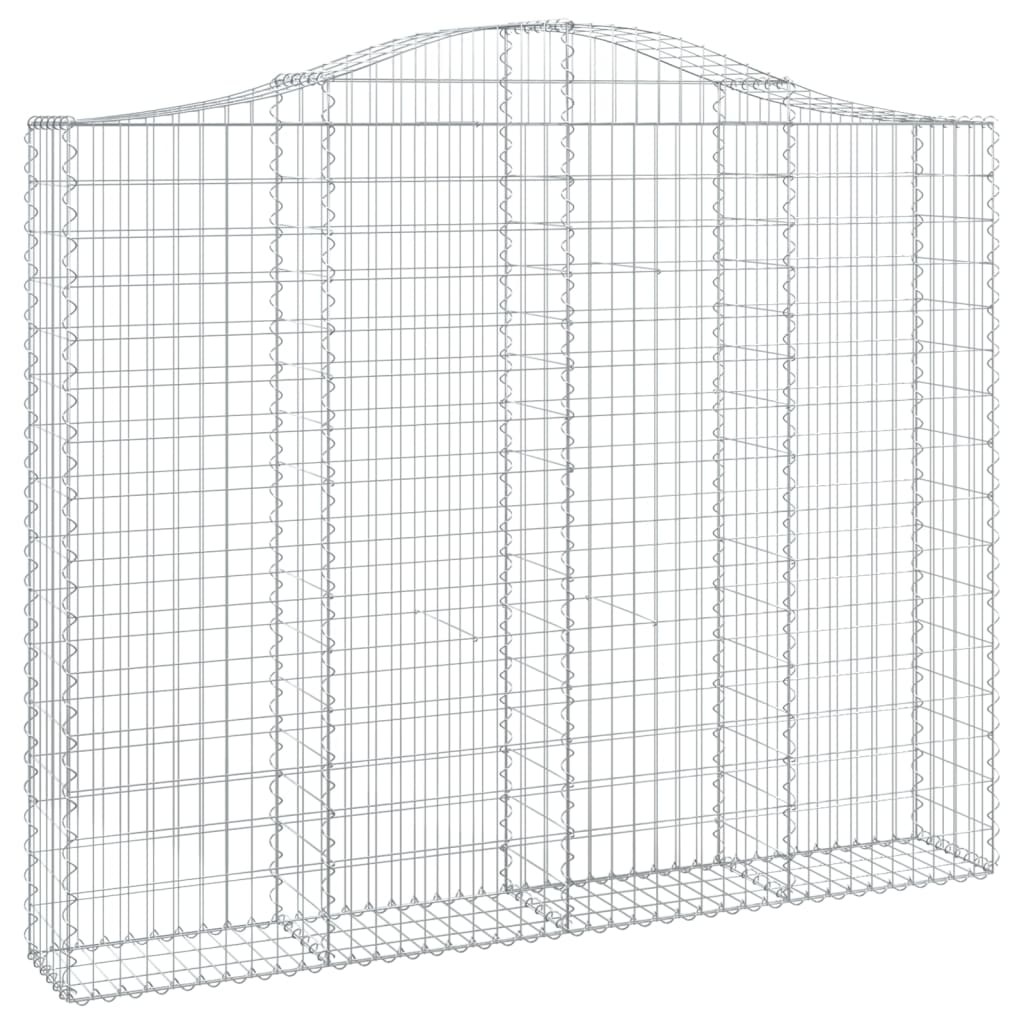 Cesti Gabbioni ad Arco 5 pz 200x30x160/180 cm Ferro Zincato | homemem39