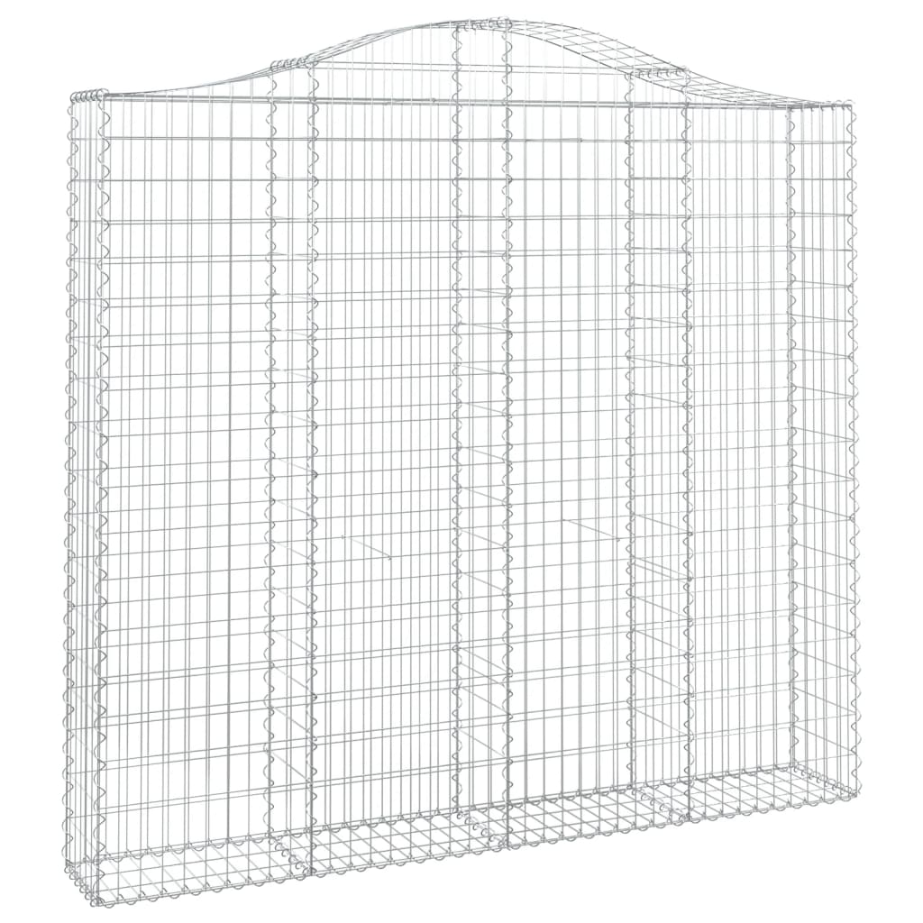 Cesti Gabbioni ad Arco 5 pz 200x30x180/200 cm Ferro Zincato | homemem39