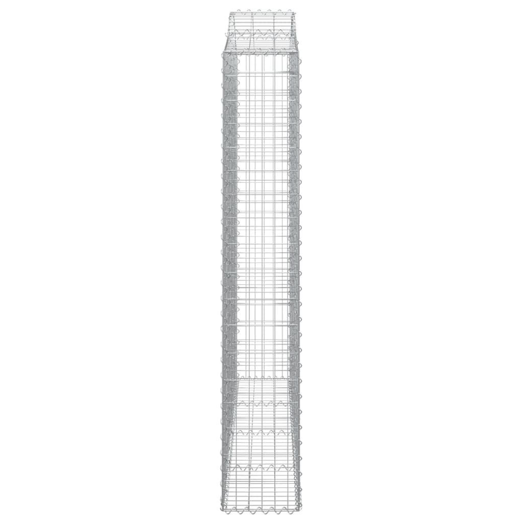 Cesti Gabbioni ad Arco 5 pz 200x30x180/200 cm Ferro Zincato | homemem39