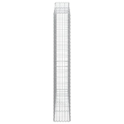 Cesti Gabbioni ad Arco 5 pz 200x30x200/220 cm Ferro Zincato | homemem39