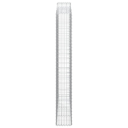 Cesti Gabbioni ad Arco 2 pz 200x30x220/240 cm Ferro Zincato | homemem39