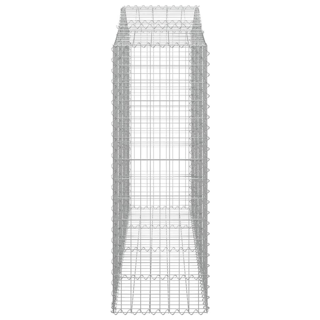 Cesti Gabbioni ad Arco 20 pz 200x50x140/160 cm Ferro Zincato - homemem39