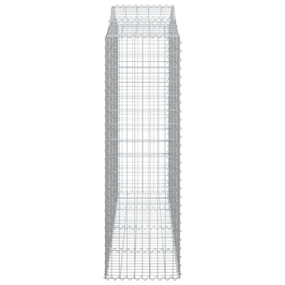 Cesti Gabbioni ad Arco 2 pz 200x50x160/180 cm Ferro Zincato - homemem39