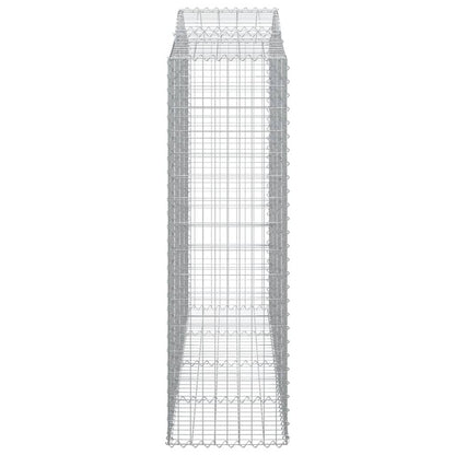 Cesti Gabbioni ad Arco 13 pz 200x50x160/180 cm Ferro Zincato - homemem39