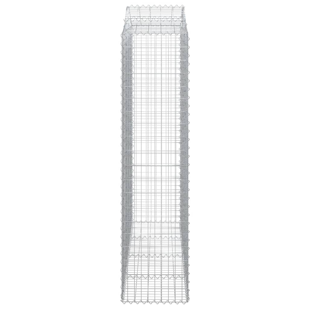 Cesti Gabbioni ad Arco 2 pz 200x50x200/220 cm Ferro Zincato | homemem39