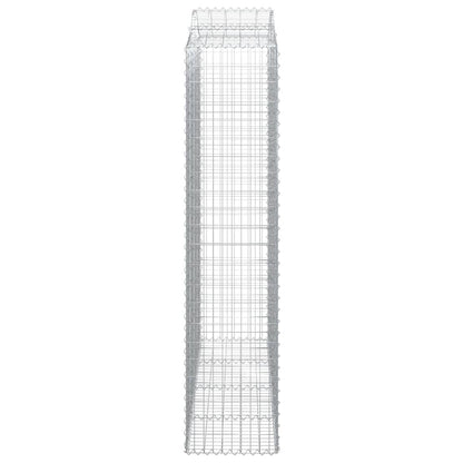 Cesti Gabbioni ad Arco 11 pz 200x50x220/240 cm Ferro Zincato | homemem39