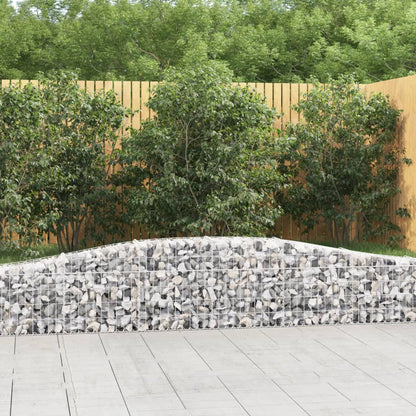 Cesti Gabbioni ad Arco 25 pz 400x30x40/60 cm Ferro Zincato | homemem39