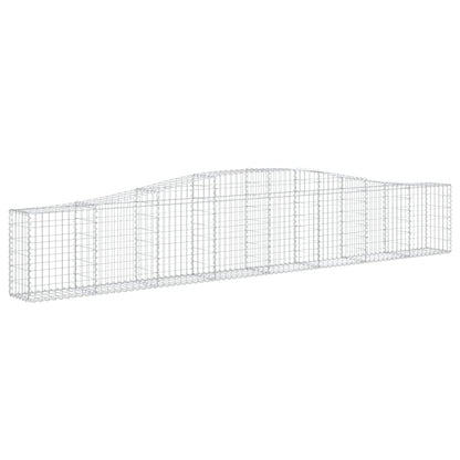 Cesti Gabbioni ad Arco 25 pz 400x30x60/80 cm Ferro Zincato | homemem39