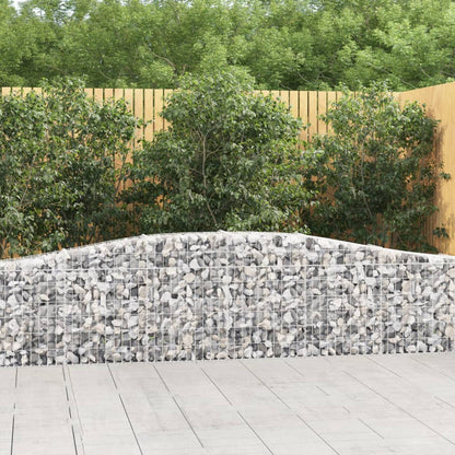 Cesti Gabbioni ad Arco 25 pz 400x30x60/80 cm Ferro Zincato | homemem39