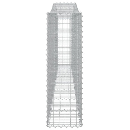 Cesti Gabbioni ad Arco 9 pz 400x30x100/120 cm Ferro Zincato - homemem39