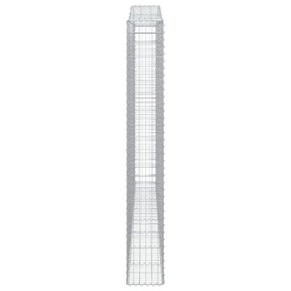 Cesti Gabbioni ad Arco 3 pz 400x30x220/240 cm Ferro Zincato | homemem39