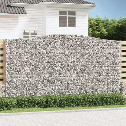 Cesti Gabbioni ad Arco 3 pz 400x30x220/240 cm Ferro Zincato | homemem39