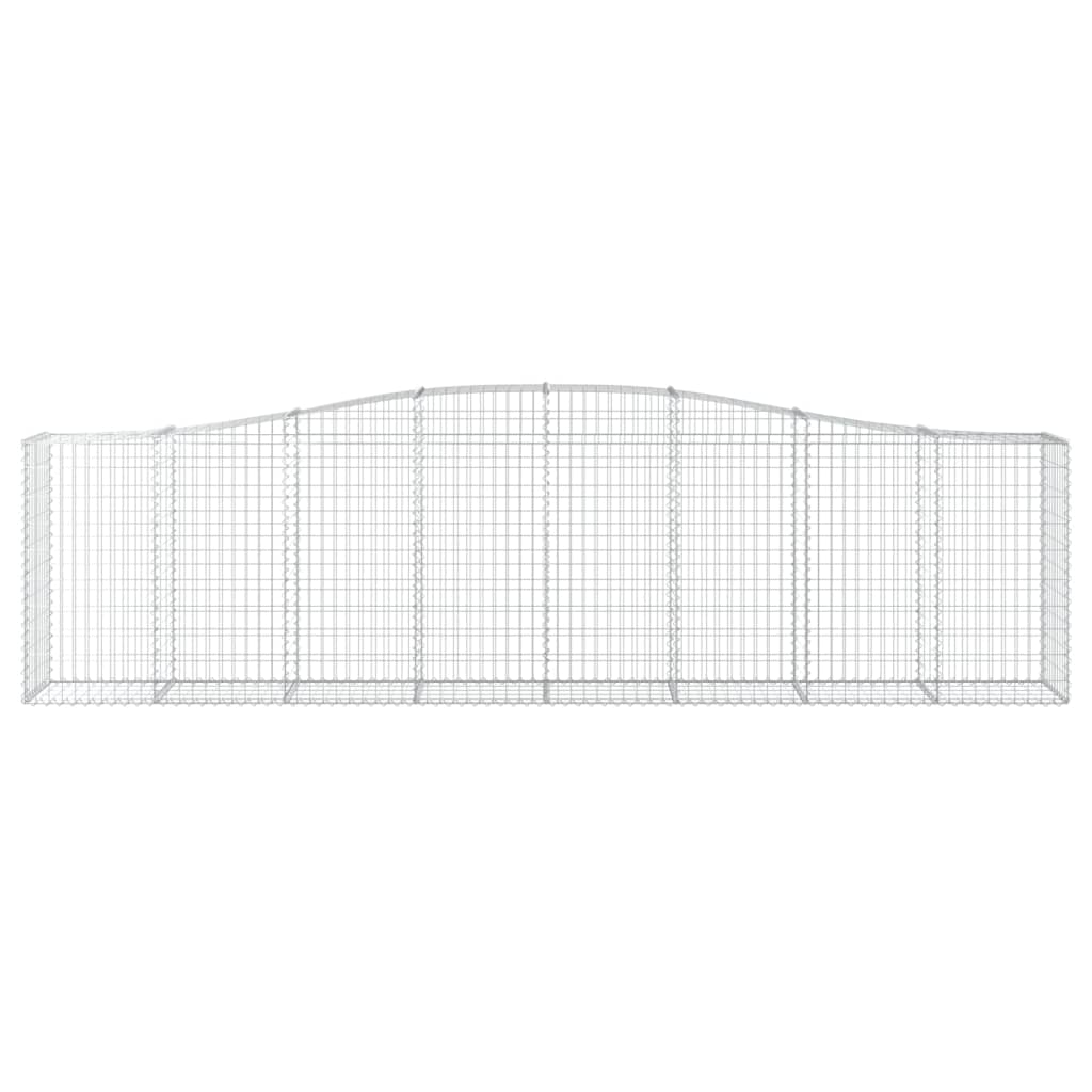 Cesti Gabbioni ad Arco 2 pz 400x50x100/120 cm Ferro Zincato - homemem39