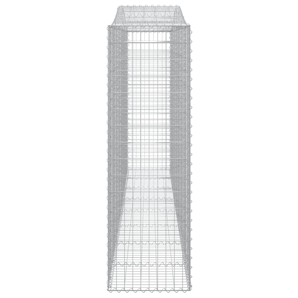 Cesti Gabbioni ad Arco 7 pz 400x50x160/180 cm Ferro Zincato - homemem39