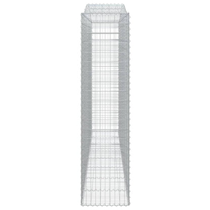 Cesti Gabbioni ad Arco 2 pz 400x50x200/220 cm Ferro Zincato - homemem39