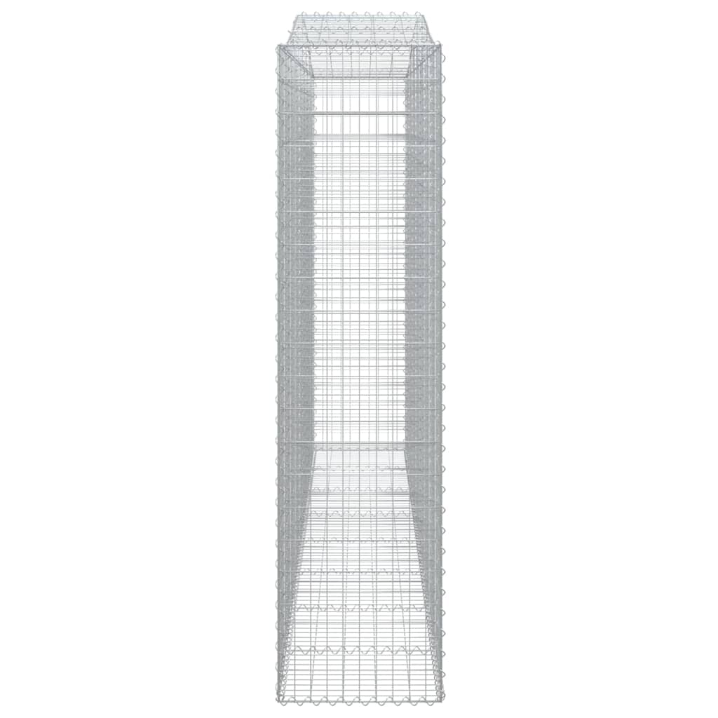 Cesti Gabbioni ad Arco 4 pz 400x50x200/220 cm Ferro Zincato | homemem39