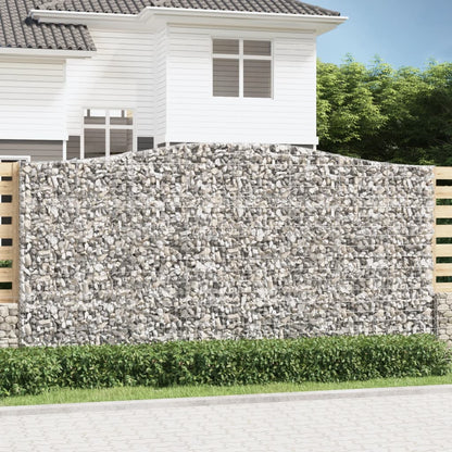 Cesti Gabbioni ad Arco 4 pz 400x50x200/220 cm Ferro Zincato | homemem39