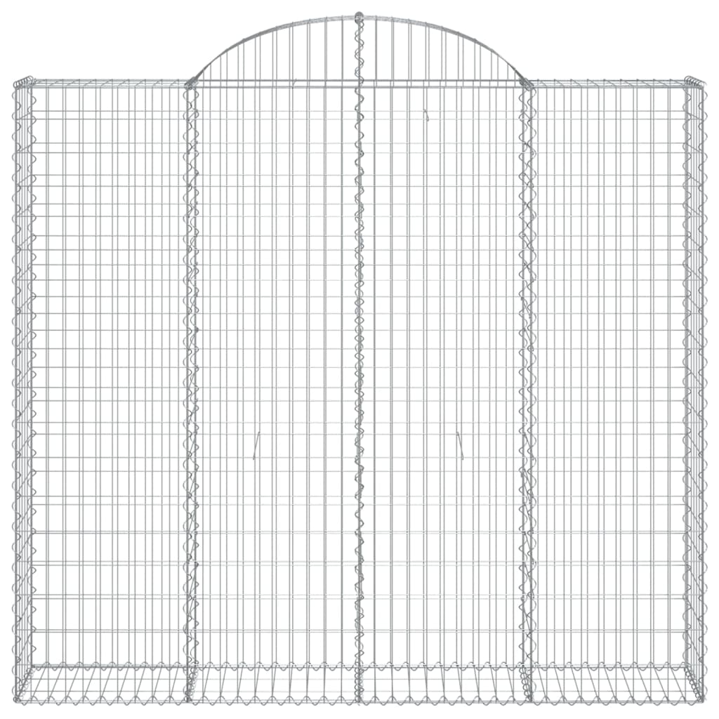 Cesti Gabbioni ad Arco 11 pz 200x30x180/200 cm Ferro Zincato