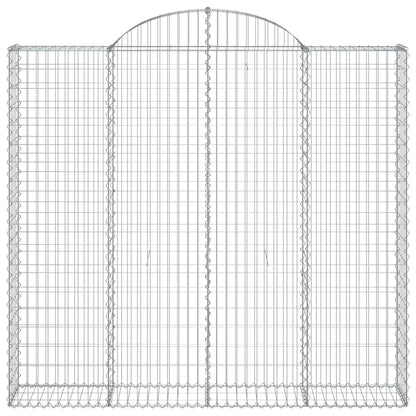 Cesti Gabbioni ad Arco 18 pz 200x30x180/200 cm Ferro Zincato