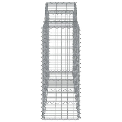 Cesti Gabbioni ad Arco 6 pz 200x50x100/120 cm Ferro Zincato - homemem39