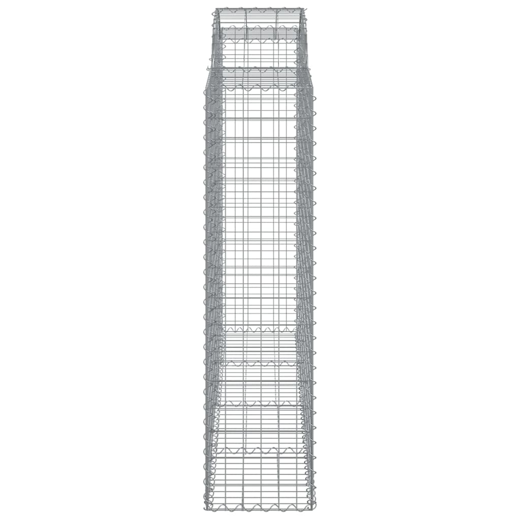 Cesti Gabbioni ad Arco 15 pz 200x50x160/180 cm Ferro Zincato - homemem39