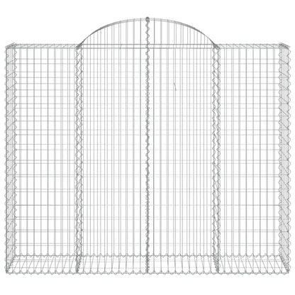 Cesti Gabbioni ad Arco 30 pz 200x50x160/180 cm Ferro Zincato