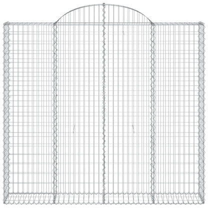 Cesti Gabbioni ad Arco 14 pz 200x50x180/200 cm Ferro Zincato - homemem39